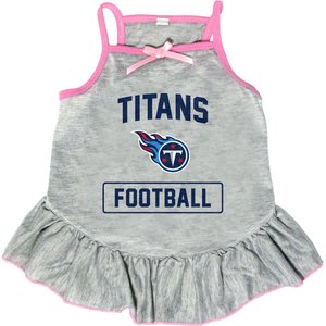 Littlearth NFL Dog & Cat Dress, Tennessee Titans, Small