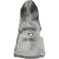 Littlearth NFL Dog & Cat Hooded Crewneck Sweater, Green Bay Packers, Large