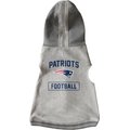 Littlearth NFL Dog & Cat Hooded Crewneck Sweater, New England Patriots, X-Small