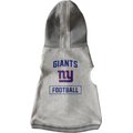 Littlearth NFL Dog & Cat Hooded Crewneck Sweater, New York Giants, Medium
