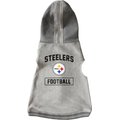 Littlearth NFL Dog & Cat Hooded Crewneck Sweater, Pittsburgh Steelers, X-Small
