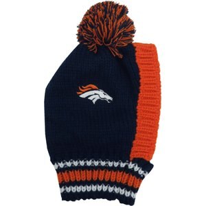 Littlearth NFL Dog & Cat Knit Hat, Denver Broncos, Medium