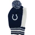 Littlearth NFL Dog & Cat Knit Hat, Indianapolis Colts, Large