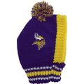 Littlearth NFL Dog & Cat Knit Hat, Minnesota Vikings, Small