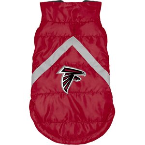 Littlearth NFL Dog & Cat Puffer Vest, Atlanta Falcons, X-Large