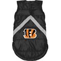 Littlearth NFL Dog & Cat Puffer Vest, Cincinnati Bengals, X-Small