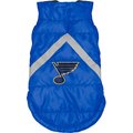 Littlearth NHL Dog & Cat Puffer Vest, St. Louis Blues, X-Small