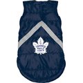 Littlearth NHL Dog & Cat Puffer Vest, Toronto Maple Leafs, X-Small
