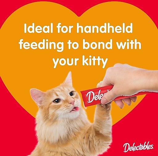 Hartz Delectables Squeeze Up Tuna & Salmon Lickable Cat Treats, 0.5-oz tube, 32 count