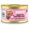 I and Love and You XOXO Salmon & Tuna Pate Grain-Free Canned Cat Food, 3-oz can, case of 24
