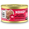 I and Love and You XOXO Beef & Chicken Pate Grain-Free Canned Cat Food, 3-oz can, case of 24