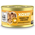 I and Love and You XOXO Chicken & Tuna Stew Grain-Free Canned Cat Food, 3-oz, Case of 24