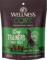 Wellness CORE Tiny Trainers Tender Lamb & Apples Dog Treats, 6-oz bag