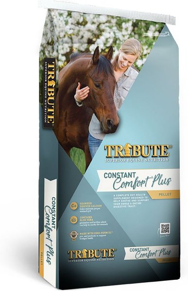 Tribute Equine Nutrition Constant Comfort Plus Gut Health Horse Supplement, 40-lbs bag slide 1 of 9