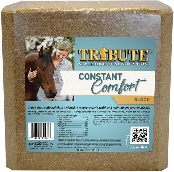 Tribute Equine Nutrition Constant Comfort Gastric Health Horse Supplement, 15-lbs block slide 1 of 8
