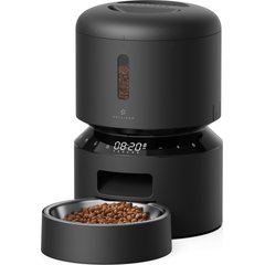 Petlibro Granary Automatic Dog & Cat Feeder + 3 Pet Food Desiccant Bags, Black, 3-L