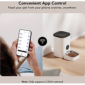 Petlibro WIFI Automatic Dog & Cat Feeder, 4-L