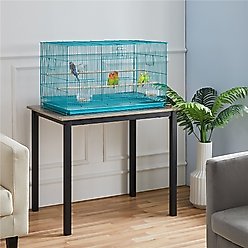 Yaheetech Flight Extra Space with Slide-out Tray Bird Cage, Teal Blue