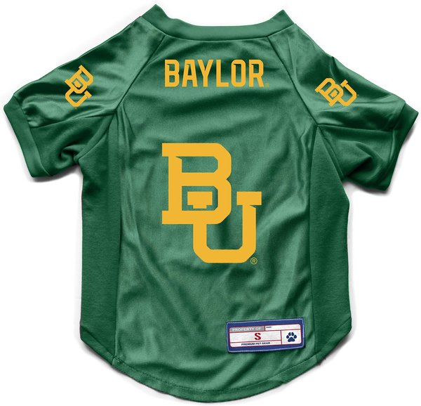 Littlearth NCAA Stretch Dog & Cat Jersey, Baylor Bears, X-Small slide 1 of 2