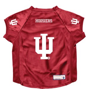 Littlearth NCAA Stretch Dog & Cat Jersey, Indiana Hoosiers, Small