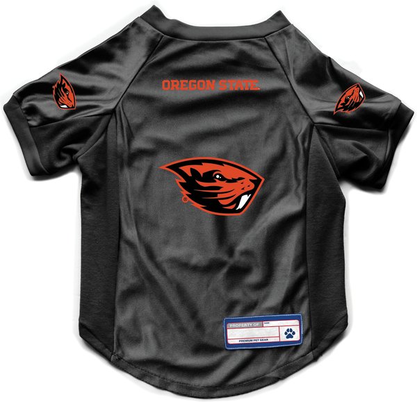 Littlearth NCAA Stretch Dog & Cat Jersey, Oregon State Beavers, X-Large slide 1 of 6
