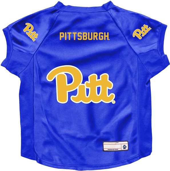 Littlearth NCAA Stretch Dog & Cat Jersey, Pittsburgh Panthers, Big slide 1 of 2