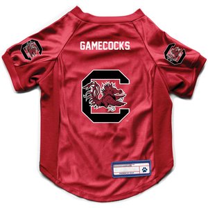 Littlearth NCAA Stretch Dog & Cat Jersey, South Carolina Fighting Gamecocks, Small
