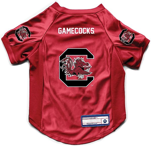 Littlearth NCAA Stretch Dog & Cat Jersey, South Carolina Fighting Gamecocks, X-Large slide 1 of 6