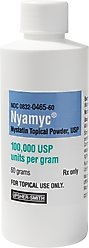 Nystatin Topical Powder, 100,000 units/gm, 60 gm