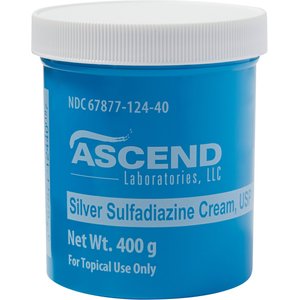 Silver Sulfadiazine Cream, 1%, 400-gm jar