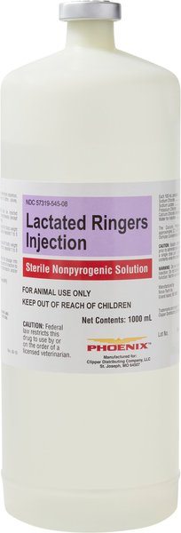 Phoenix Lactated Ringers Electrolyte Injectable Bottle, 1000 mL slide 1 of 2