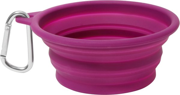 Frisco Silicone Pet Travel Bowl, Purple, 1.5 Cup slide 1 of 7