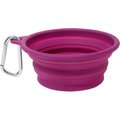 Frisco Silicone Pet Travel Bowl, Purple, 1.5 Cup