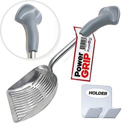 iPrimio Polished Aluminum, Cat Scooper, X-Large