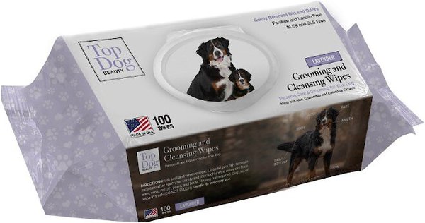 Top Dog Beauty Grooming & Cleansing Dog Wipes, 100 Count slide 1 of 1