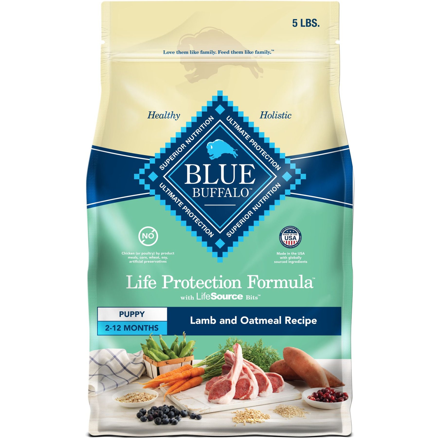 BLUE BUFFALO Life Protection Formula Puppy Lamb Oatmeal