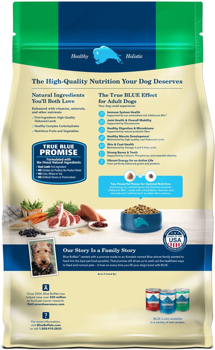 Blue dog food clearance ingredients