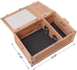 Unipaws Wooden Tortoise House, Medium slide 2 of 6