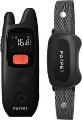 PATPET P682 Lightweight 1000-ft Remote Dog Training Collar, Black, Small