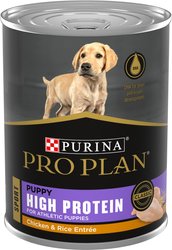 Purina Pro Plan Sport Puppy High Protein Chicken & Rice Wet Dog Food, 13-oz can, case of 12
