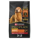 Purina Pro Plan 7+ Complete Essentials Shredded Blend Beef & Rice Formula High Protein Dog Food, 34-lb bag