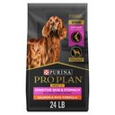 Purina Pro Plan Sensitive Skin & Stomach 7+ Salmon & Rice Formula Dry Dog Food, 24-lb bag