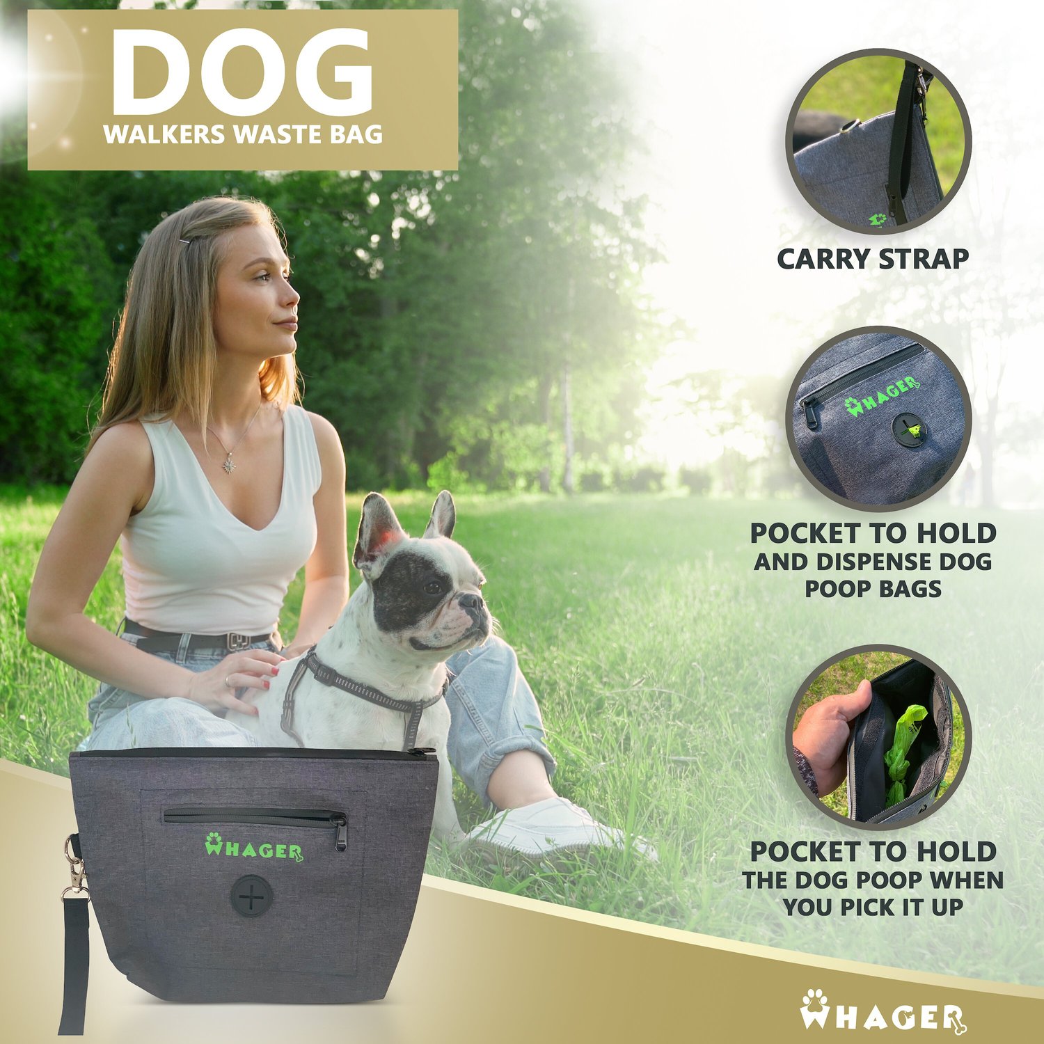 how to carry dog poop