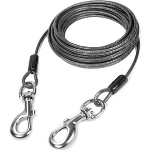 Mighty Paw Tie Out Cable Dog Leash, 30-ft, Medium