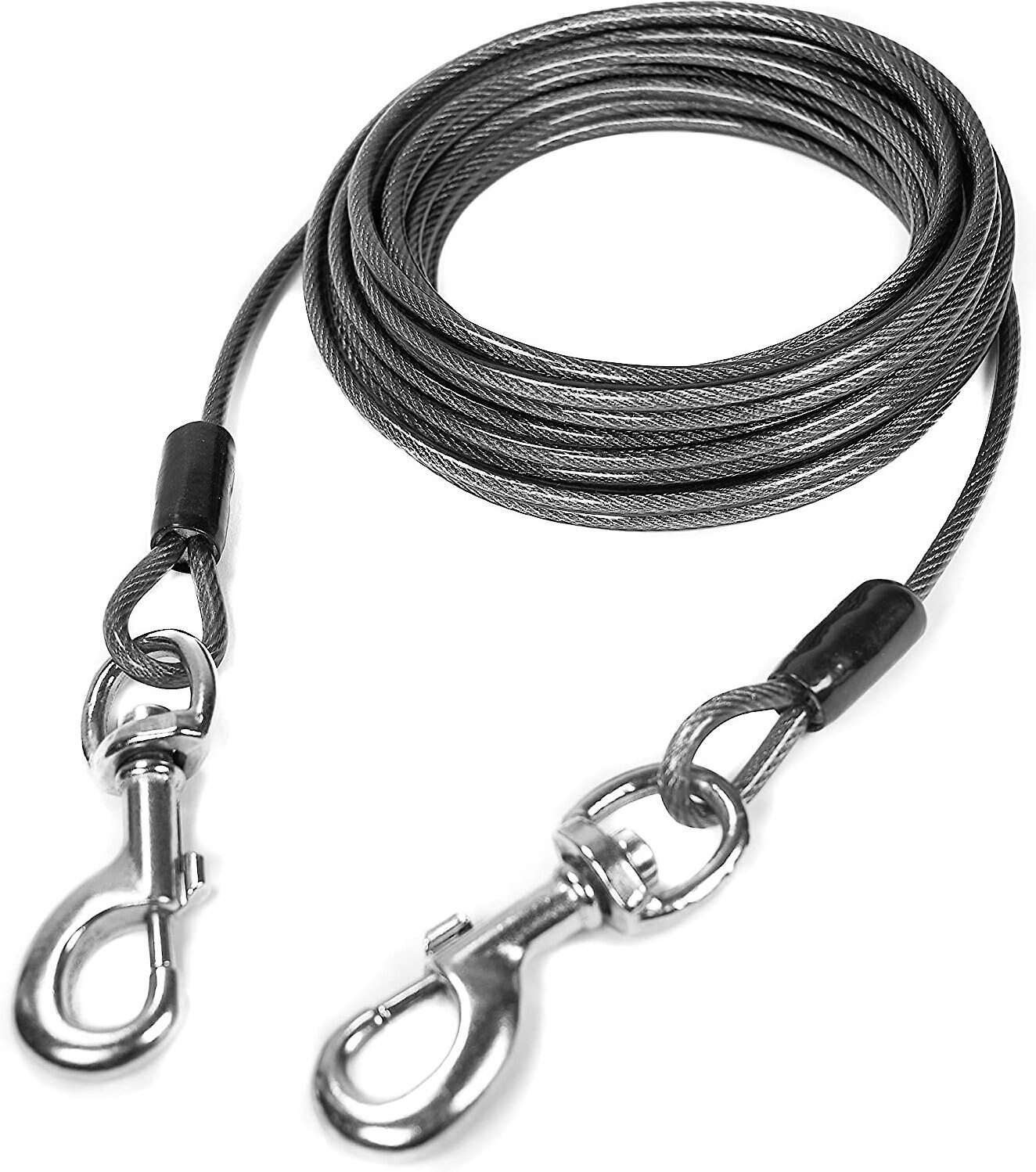 MIGHTY PAW Tie Out Cable Dog Leash, 30ft, XLarge