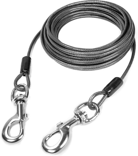 MIGHTY PAW Tie Out Cable Dog Leash, 30-ft, X-Large - Chewy.com