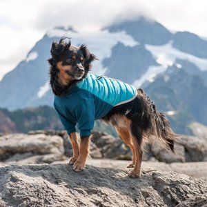 FurHaven Pro-Fit Dog Coat, Aquamarine, Small