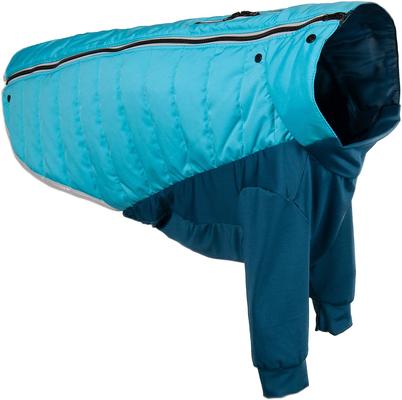 Show full view: FurHaven Pro-Fit Dog Coat, Aquamarine, Large slide 3 of 10