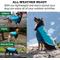 Show in main carousel: FurHaven Pro-Fit Dog Coat, Aquamarine, Large slide 8 of 10