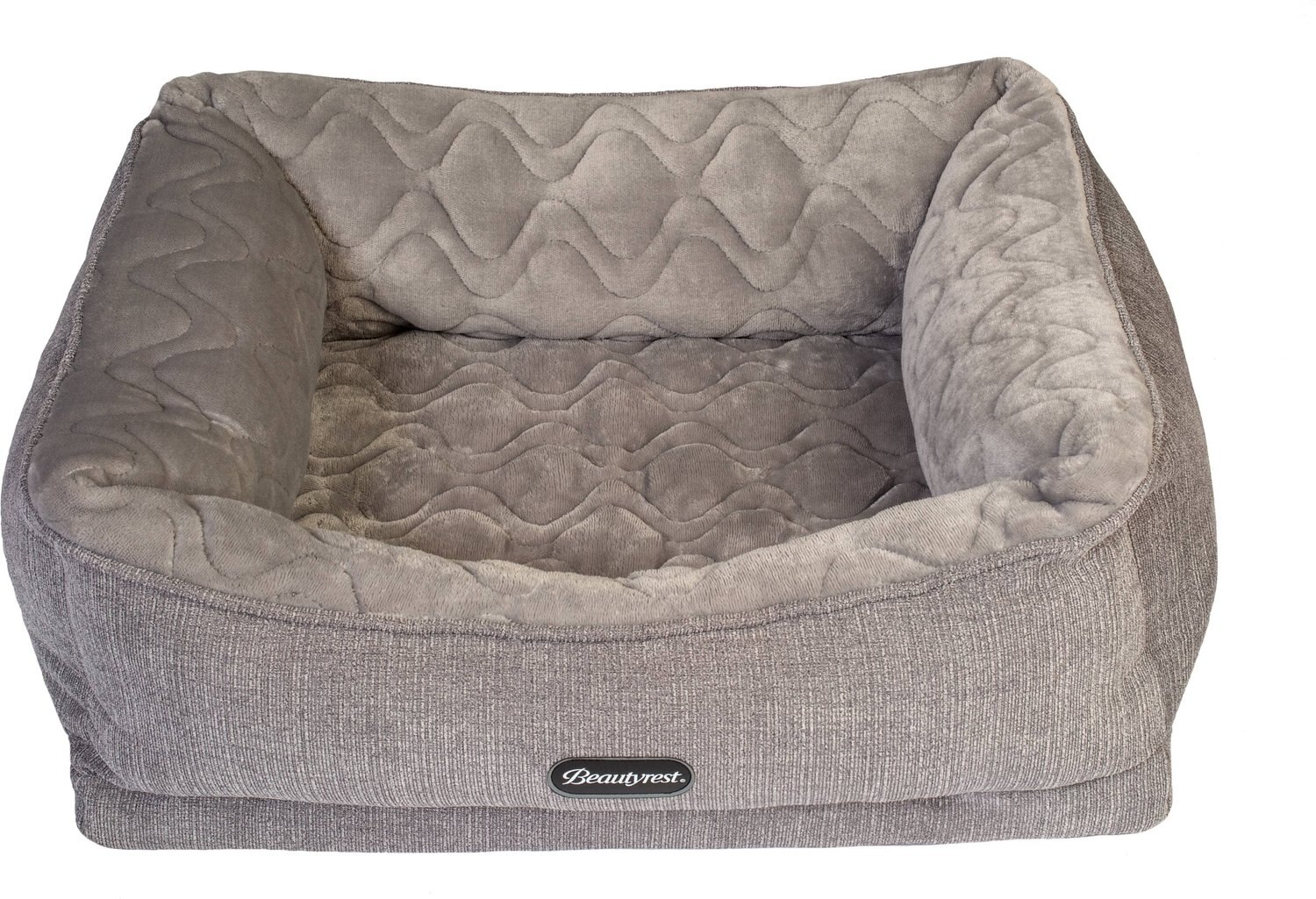 beautyrest large ultra plush cuddler pet bed